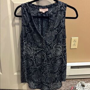 Philosophy Blue Sleeveless Blouse